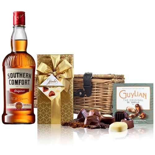 Southern Comfort And Chocolates Hamper